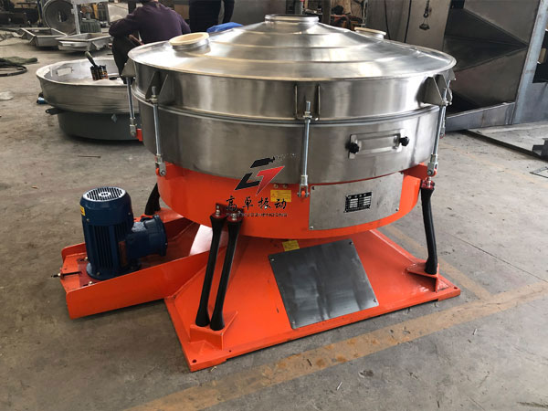 如何调整圆形摇摆筛的振幅？