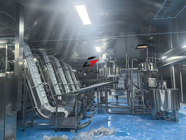 大倾角皮带输送机用户现场